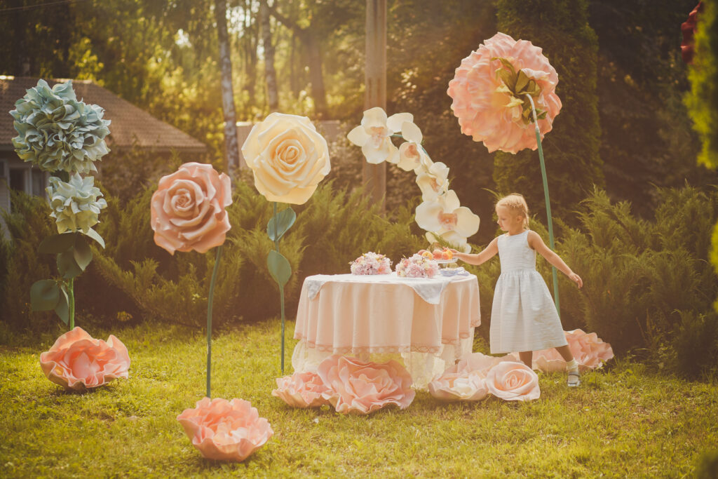 Украшение фотозоны для детского праздника или дня рождения